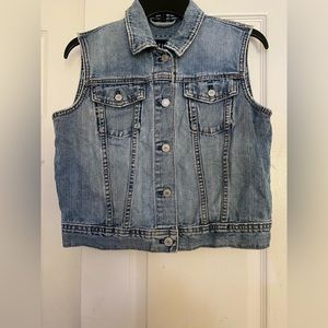 Gap denim vest